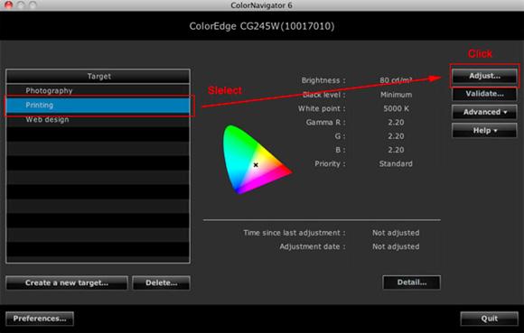 EIZO ColorNavigator 소프트웨어 EIZO ColorNavigator 소프트웨어는 EIZO ColorEdge 모니터시리즈의전용소프트웨어로서간단한컬러보정을통하여, 예측할수있는컬러결과치를얻을수있습니다.