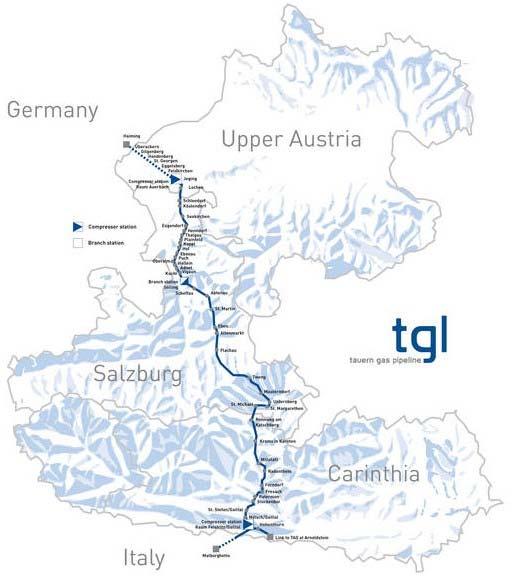 아드리아海 -알프스산맥간가스관연계프로젝트를조속히시행할것을독일 E.ON에요구하였음. - 독일 E.ON은 EAG를비롯한여러오스트리아의에너지기업과공동으로 '15년까지 Tauerngazleitung(TGL) 가스관을건설하기로한바있음. TGL 가스관은크로아티아연안에서오스트리아까지중동의가스를수송하기위한것임.