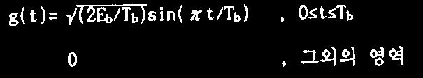 (2-3-13) 가되어 In-Phase term은입력신호에관계없이항상일정하고 Quadrature term만심볼에따라 g(t), -g(t) 로변하게된다.