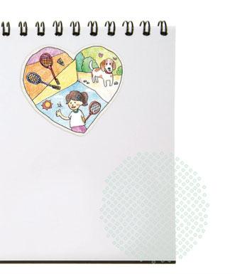 9 Textbook CD-ROM Workbook(pp.289~290) Step 1 Plan heart map be badminton I play badminton with my father every weekend.