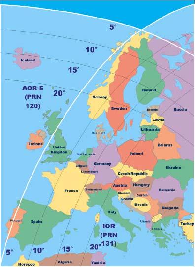3.3.2 EGNOS ( 유럽) 유럽광역보정시스템 EGNOS (European Geostationary Navigation Overlay Service) 은유럽에서수행된최초의위성항법분야 사업이다.