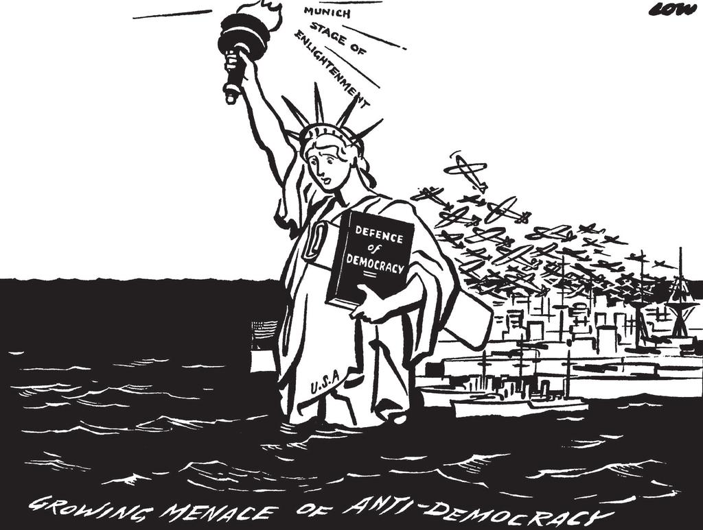 문서 4 이만화는미국의외교정책을 1940 년대영국만화가의관점에서본것이다.