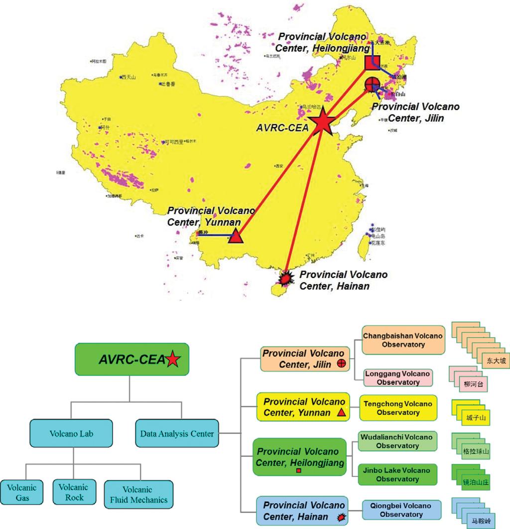 98 윤성효 장철우 4,000 km 정도떨어져있다. 중국내 13 개활화산에대한역사분화기록 (Wei et al., 2003) 을포함한홀로세분화이력은 Table 1 과같다.
