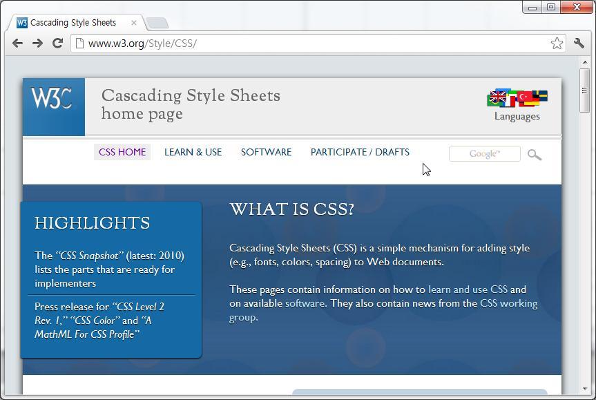 CSS? http://www.w3.