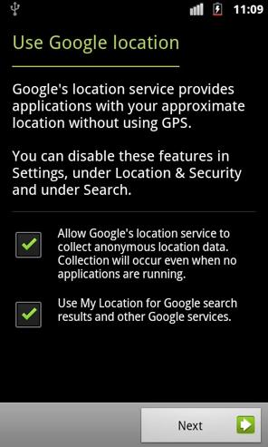 동향 Google 측이주장하듯이 Android OS 스마트폰이용자가개인정보를보호하기위해 opt-in/out 기능을통해서정보의노출을거부할수는있으나, 스마트폰이용자가이러한기능을쉽게활용하고있는지의문제가있다. 실제로이용자는 Google Android OS 설정 (setting) 에들어가서 GPS 작동기능을멈추게할수있다.