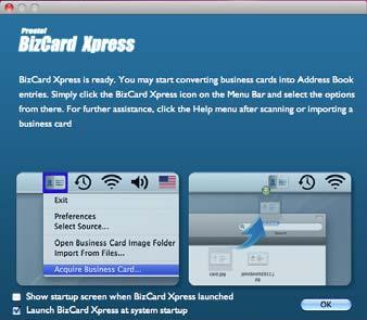 NewSoft Presto! BizCard Xpress로카드스캔 1. 카드공급장치트레이에카드를넣습니다. 참고 : 두꺼운카드나신용카드를스캔하는경우, 카드공급장치 / 두꺼운문서스위치를오른쪽으로밀어줍니다 ( 스위치위치는개요단원의 " 스캐너구성요소, 앞면 " 을참조하십시오 ). 2.