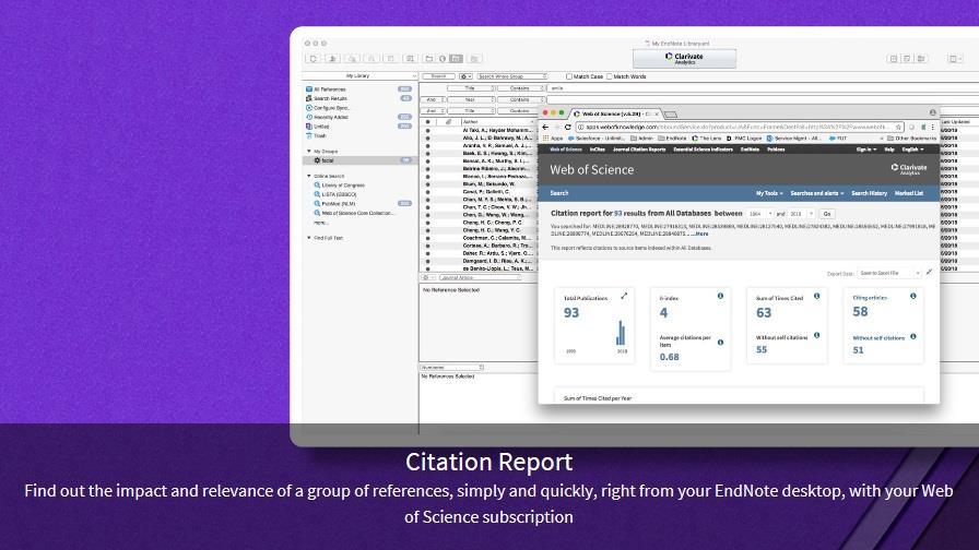 Endnote X9 Web of Science Web of