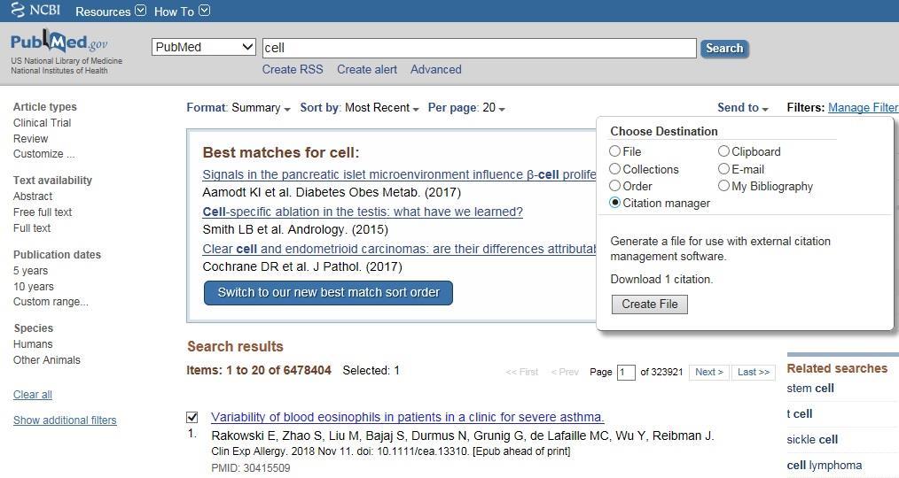 Endnote Search PubMed https://www.ncbi.nlm.nih.gov/pubmed?