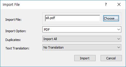 Folder(PDF 여러개저장된폴더일괄반입가능 ) Choose(