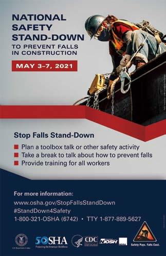 [ - 2 ] 미국안전스탠드다운 (Stand-Down) 미국안전스탠드다운건설업추락사고예방 2021. 5.
