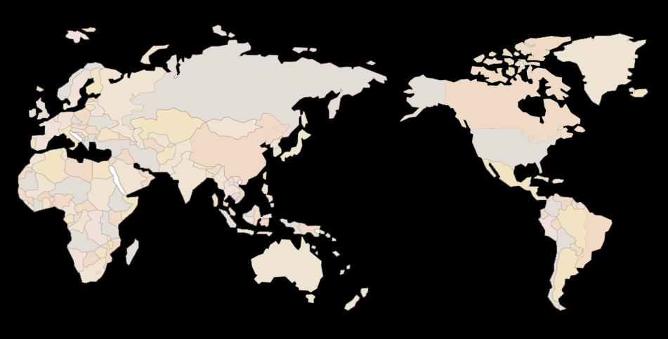 전세계적으로발생하는악성코드의유입 악성코드의 99% 가해외에서만들어지고, 유입되고있습니다. 중국 31.