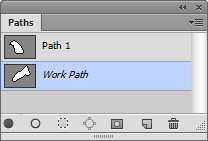여사용할수있습니다. 1 2 3 4 5 6 7 1 Fill path with foreground color 선택된패스에전경색이채워집니다. 2 Stroke path with brush 선택된패스의외곽선을따라지정된브러시모양으로패스를따라전경색이그려지게됩니다. 3 Load path as a selection 선택된패스를선택영역으로표시합니다.