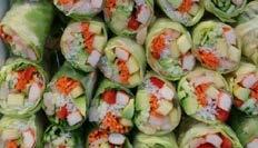 Kimbap 월남쌈 Spring Rolls 김밥