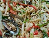 Stir-Fried Seafood Udon 파스타