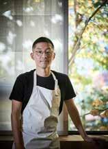 He uses various fermented vegetables and combines them in creative ways to create new flavors from familiar ingredients.