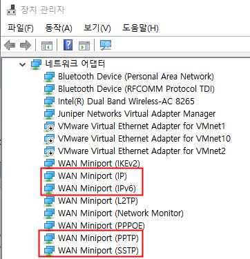 Network Adapter 재설치 [ 내 PC] 에서우클릭후 [ 속성 ] 선택, [ 장치관리자