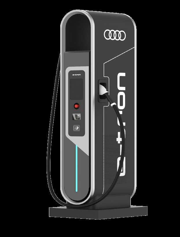 e-tron의충전이가능한공용충전소검색 / 안내가가능하며, Audi e-tron