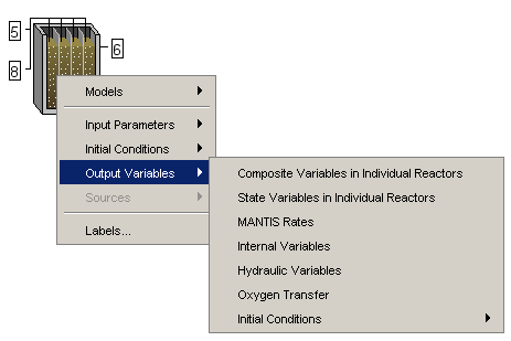 사용자 맞춤 169 플러그흐름 반응조 (pft)의 물리적 파라미터에 대한 데이터 입력 폼을 표시할 때, 반응조 부피를 표시한 텍스트는 이 파일 즉, maximum volume 에 나타납니다. 비슷하게, 단위는 m3로 표시됩니 다. 파라미터는 메뉴에서 다른 파라미터의 설정에 의존하여 비활성화 됩니다.