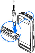 Get started 1. Remove the back cover by lifting it from the bottom end of the device. 2. Insert the battery. 3.
