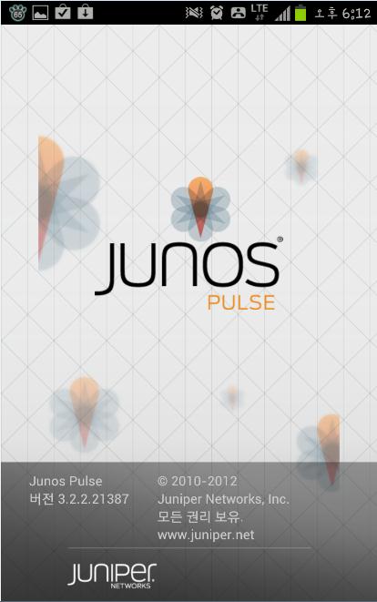Series, Galaxy Tabl 10.1 등..)에 사용 Junos Pulse for Galaxy Tab 7.