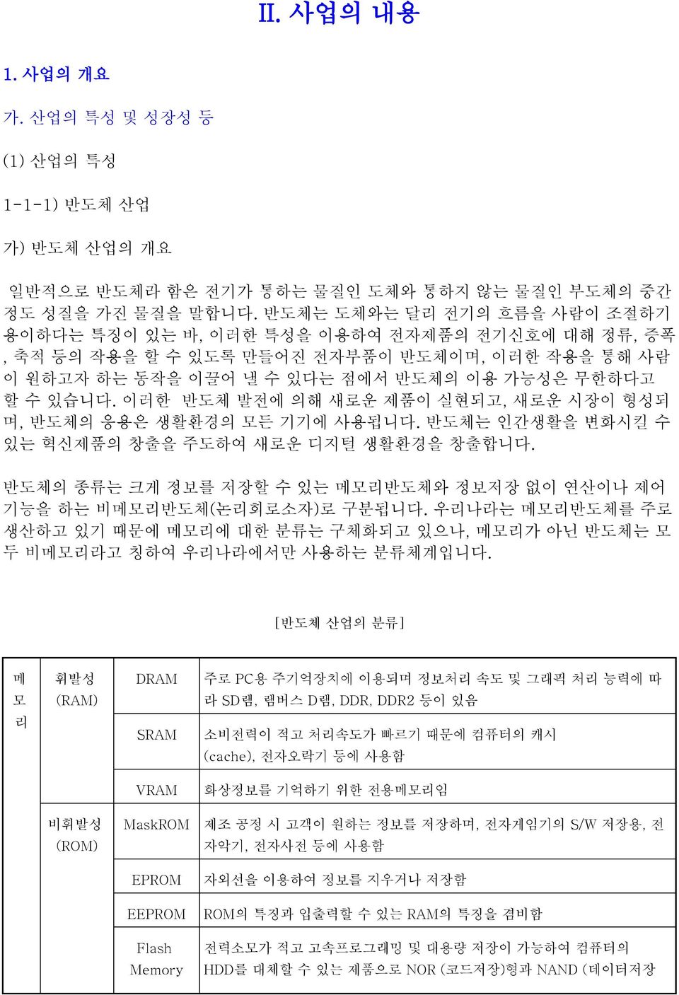 이러한 반도체 발전에 의해 새로운 제품이 실현되고, 새로운 시장이 형성되 며, 반도체의 응용은 생활환경의 모든 기기에 사용됩니다. 반도체는 인간생활을 변화시킬 수 있는 혁신제품의 창출을 주도하여 새로운 디지털 생활환경을 창출합니다.