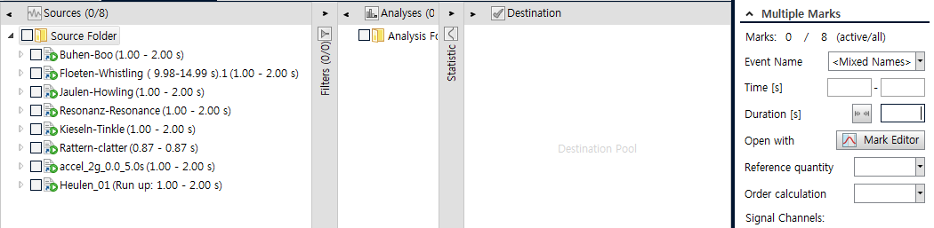 일괄 Time Cut - Folder 1 2 Folder 에 포함되어 있는 모든 time data 를 동일 time 으로 cut 하는 방법 1.