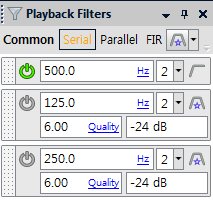 Playback Filter Player 에서 filter를 적용한 청음이