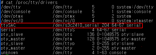 DEBUG PORT 포팅 $(topdir)./config 파읷에서 CONFIG_S3C_LOWLEVEL_UART_PORT=1 # CONFIG_SPLIT_ROOT_FILESYSTEM is not set Kernel configuration에서 kernel hacking-> S3C UART to use for low-level debug 에서 1 선택.