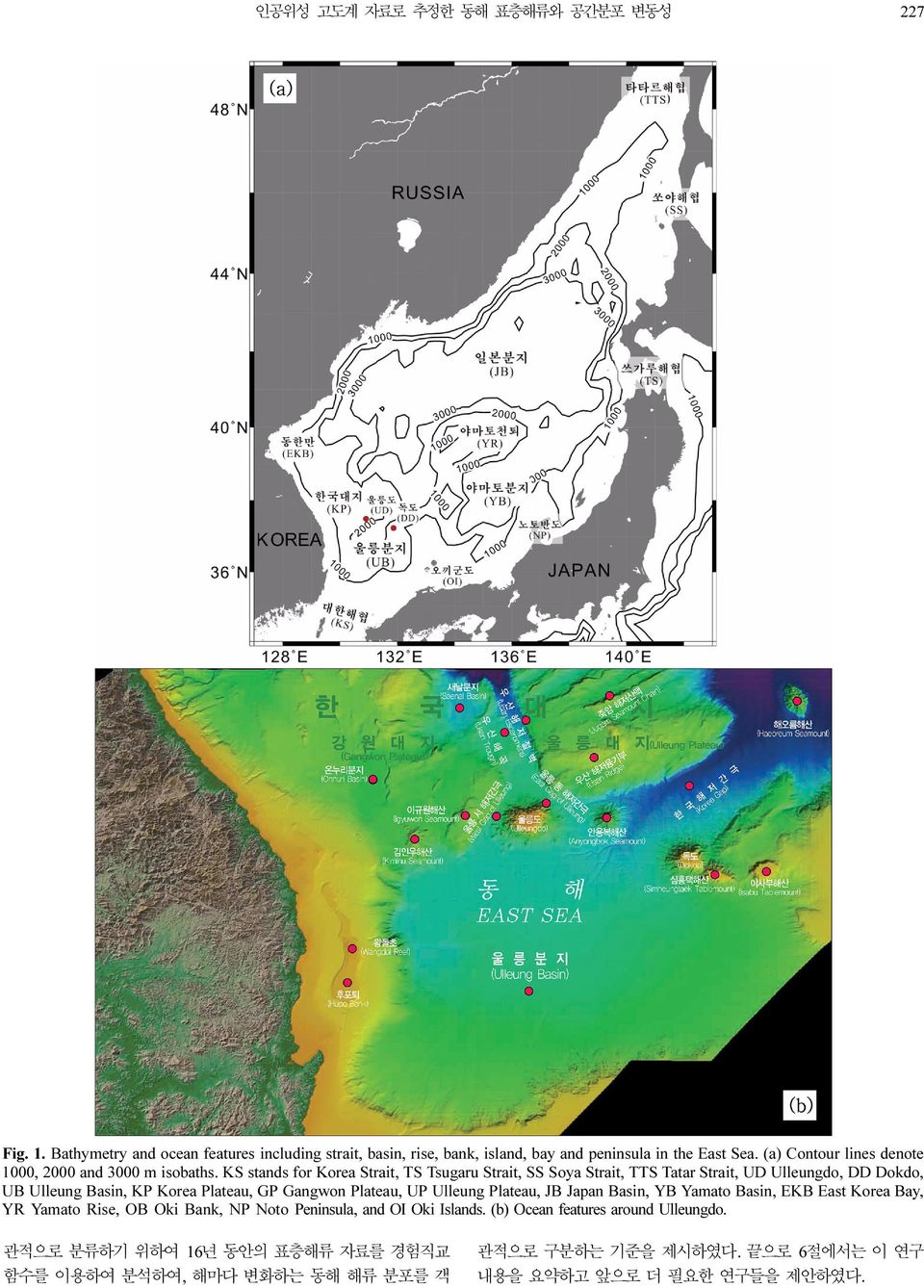 KS stands for Korea Strait, TS Tsugaru Strait, SS Soya Strait, TTS Tatar Strait, UD Ulleungdo, DD Dokdo, UB Ulleung Basin, KP Korea Plateau, GP Gangwon Plateau, UP Ulleung