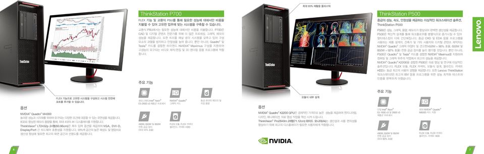 뿐만 아니라, Quadro 및 Tesla 카드를 결합한 하이엔드 NVIDIA Maximus 구성을 지원하여 고성능이 요구되는 비디오 제작/편집 및 3D 렌더링 응용 프로그램에 적합 합니다.