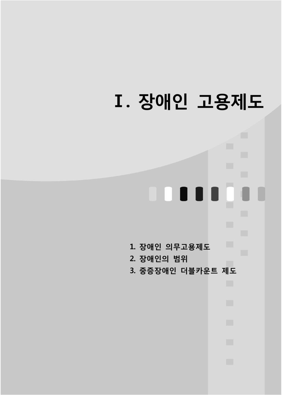 장애인의 범위 3.