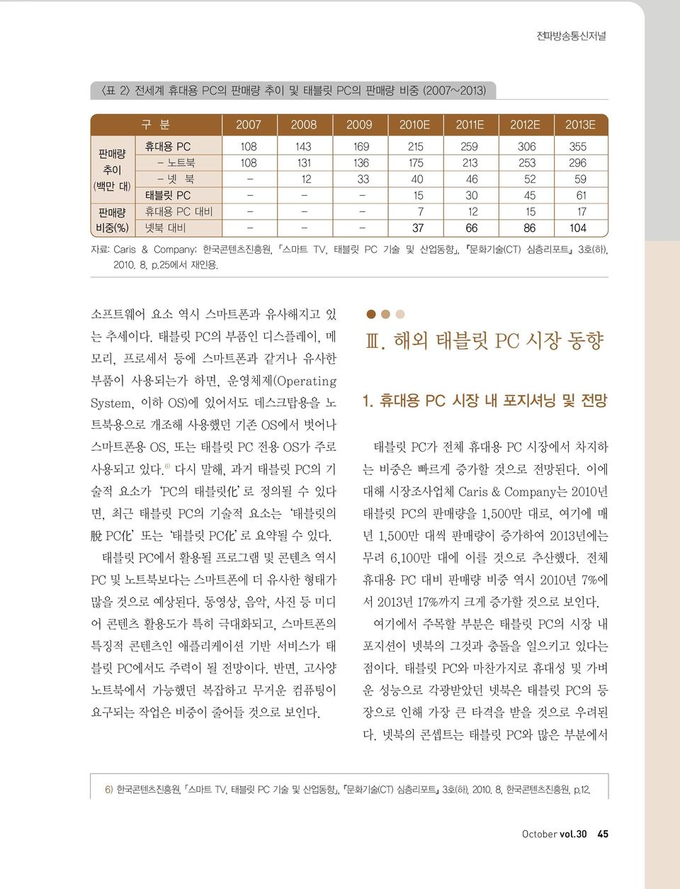 25에서 재인용. 소프트웨어 요소 역시 스마트폰과 유사해지고 있 는 추세이다.