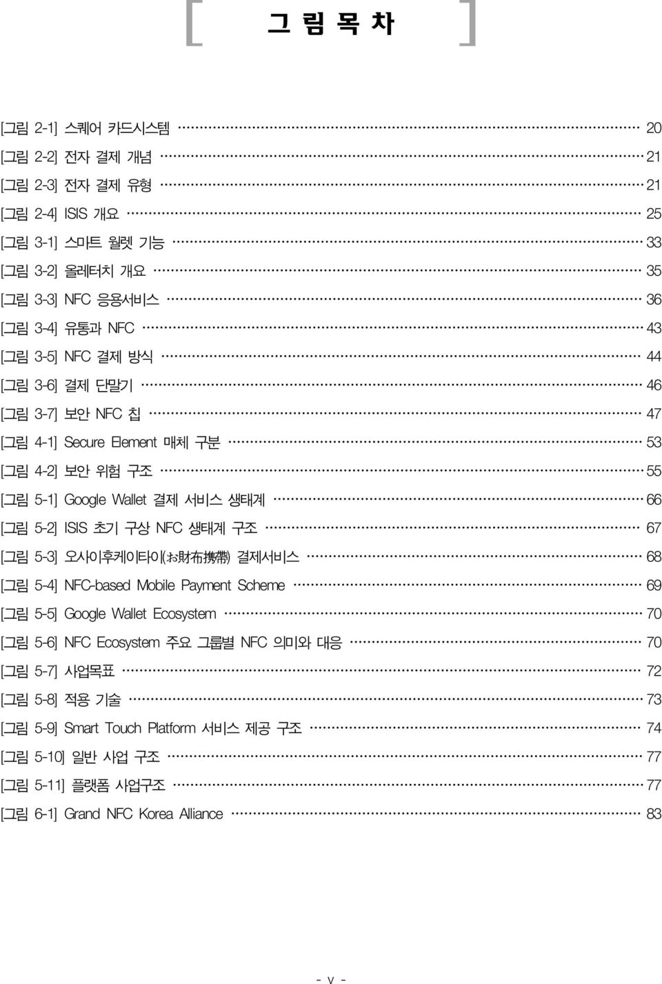 구상 NFC 생태계 구조 67 [그림 5-3] 오사이후케이타이(お 財 布 携 帶 ) 결제서비스 68 [그림 5-4] NFC-based Mobile Payment Scheme 69 [그림 5-5] Google Wallet Ecosystem 70 [그림 5-6] NFC Ecosystem 주요 그룹별 NFC