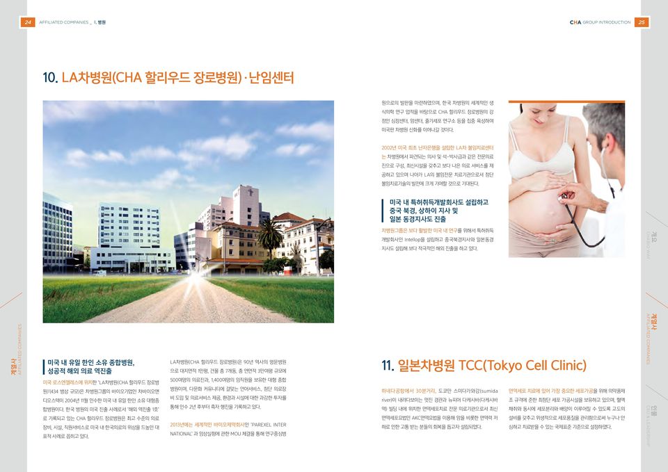 미국 내 특허취득개발회사도 설립하고 중국 북경, 상하이 지사 및 일본 동경지사도 진출 차병원그룹은 보다 활발한 미국 내 연구를 위해서 특허취득 개발회사인 Intellop을 설립하고 중국북경지사와 일본동경 지사도 설립해 보다 적극적인 해외 진출을 하고 있다.