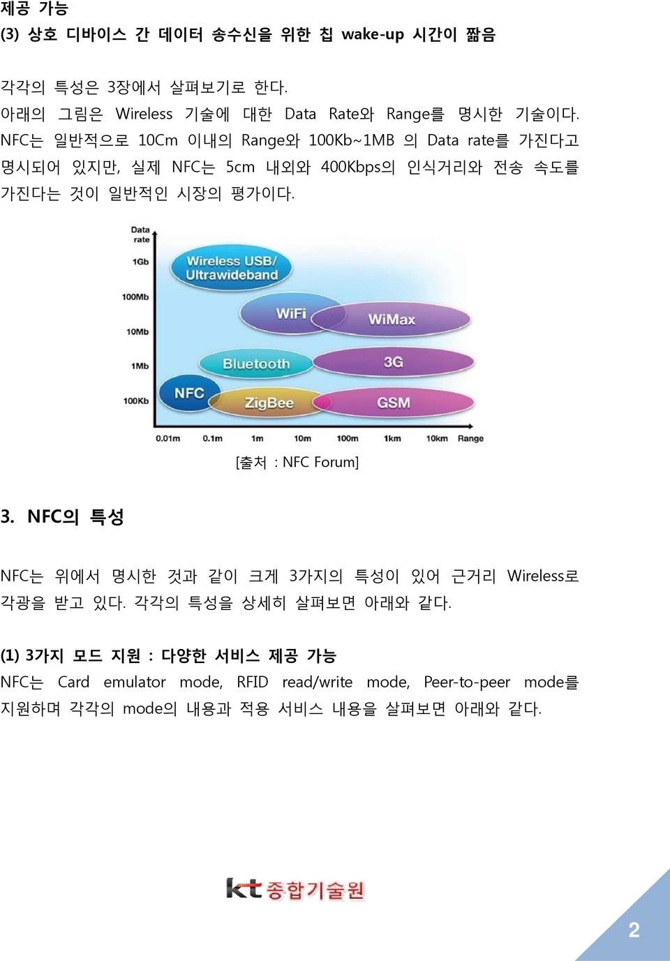 [출처 : NFC Forum] 3. NFC의 특성 NFC는 위에서 명시한 것과 같이 크게 3가지의 특성이 있어 근거리 Wireless로 각광을 받고 있다. 각각의 특성을 상세히 살펴보면 아래와 같다.