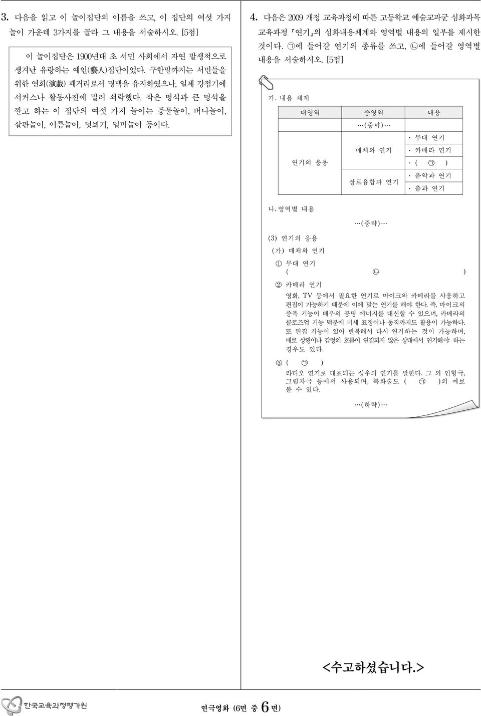 구한말까지는서민들을위한연희 ( 演戱 ) 패거리로서명맥을유지하였으나, 일제강점기에서커스나활동사진에밀려쇠락했다.