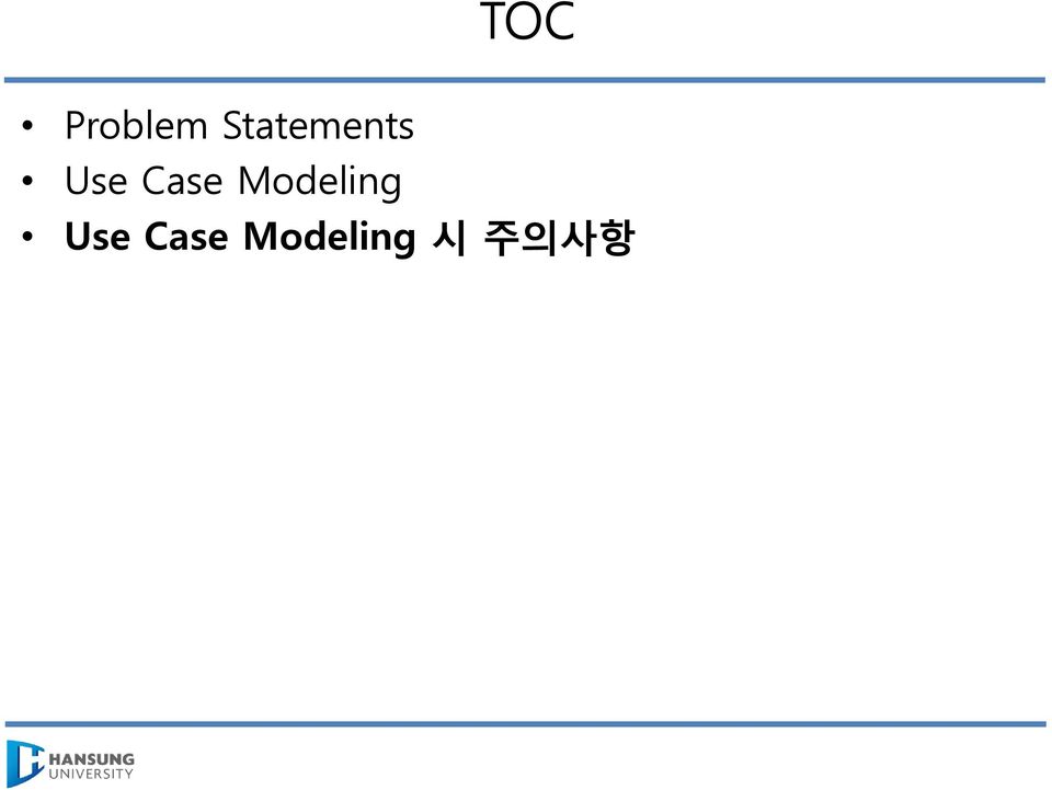 Case Modeling