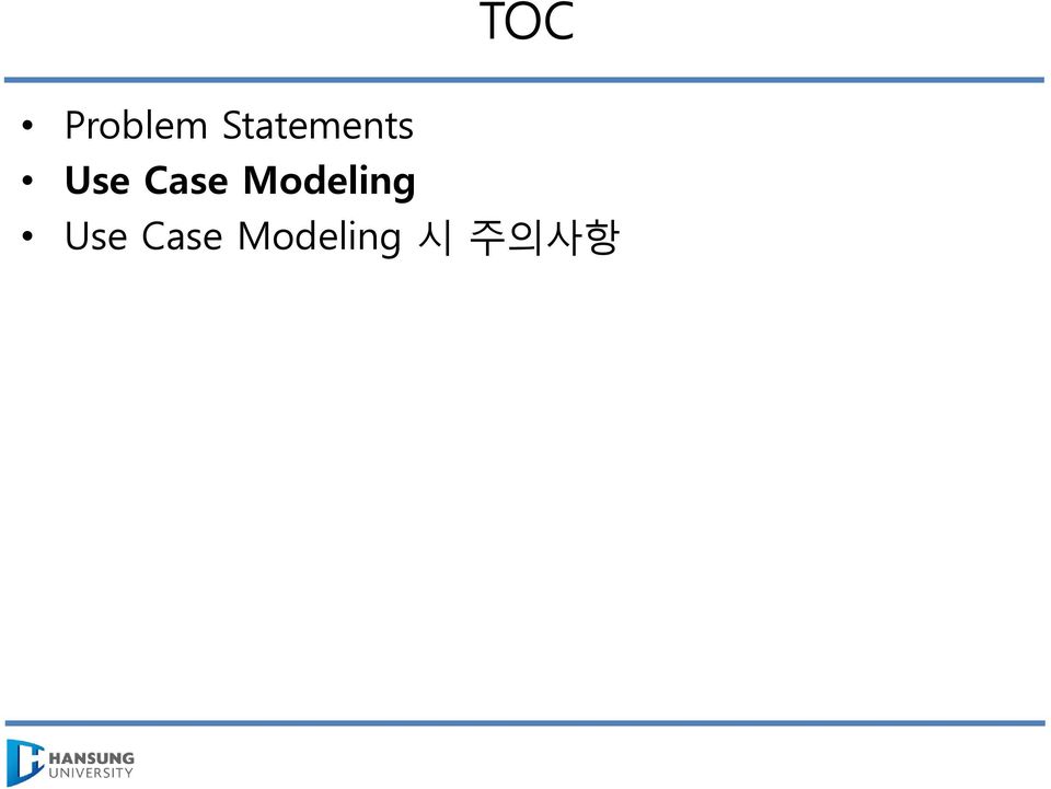 Case Modeling