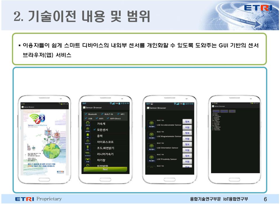 도와주는 GUI 기반의 센서 브라우저(앱) 서비스