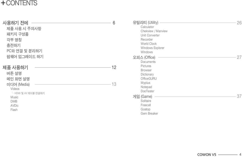 Manview Unit Converter Recorder World Clock Windows Explorer Windows 오피스 (Office) Documents Pictures