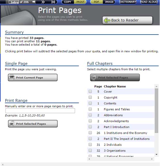Print 인쇄및 PDF 저장 1 4 Print 가능페이지수표시 3 Print 옵션선택 1. Single Page : 현재보고있는페이지를인쇄 / 저장 2.