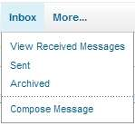 v 메시지 ( 인콰이어리 ) 확인 - 계속 - 보낸메시지와 단계인맥신청보기 Ÿ 보낸메시지보낸메시지를확인하고자하는경우에 Inbox 메뉴에 Sent ( 보낸메시지 )