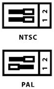 31 3 비디오장치가 PAL 입력단자를수용하면, 비디오카드의 NTSC/PAL 설정을 PAL 로변경해야합니다. NTSC 는북미에서사용되는 TV 표준방식입니다. PAL 은대부분의유럽국가, 아프리카, 아시아, 일본, 대한민국및필리핀에서채용되고있는 TV 표준방식입니다. 주 : 또한 ATI 디스플레이제어판에서소프트웨어를사용하여 NTSC/PAL 설정을변경할수있습니다.