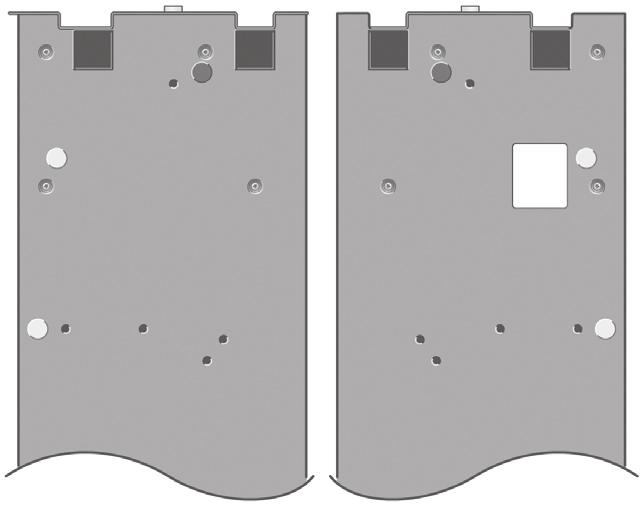 Open the box containing the roll module. Remove the plastic bag containing the screws.