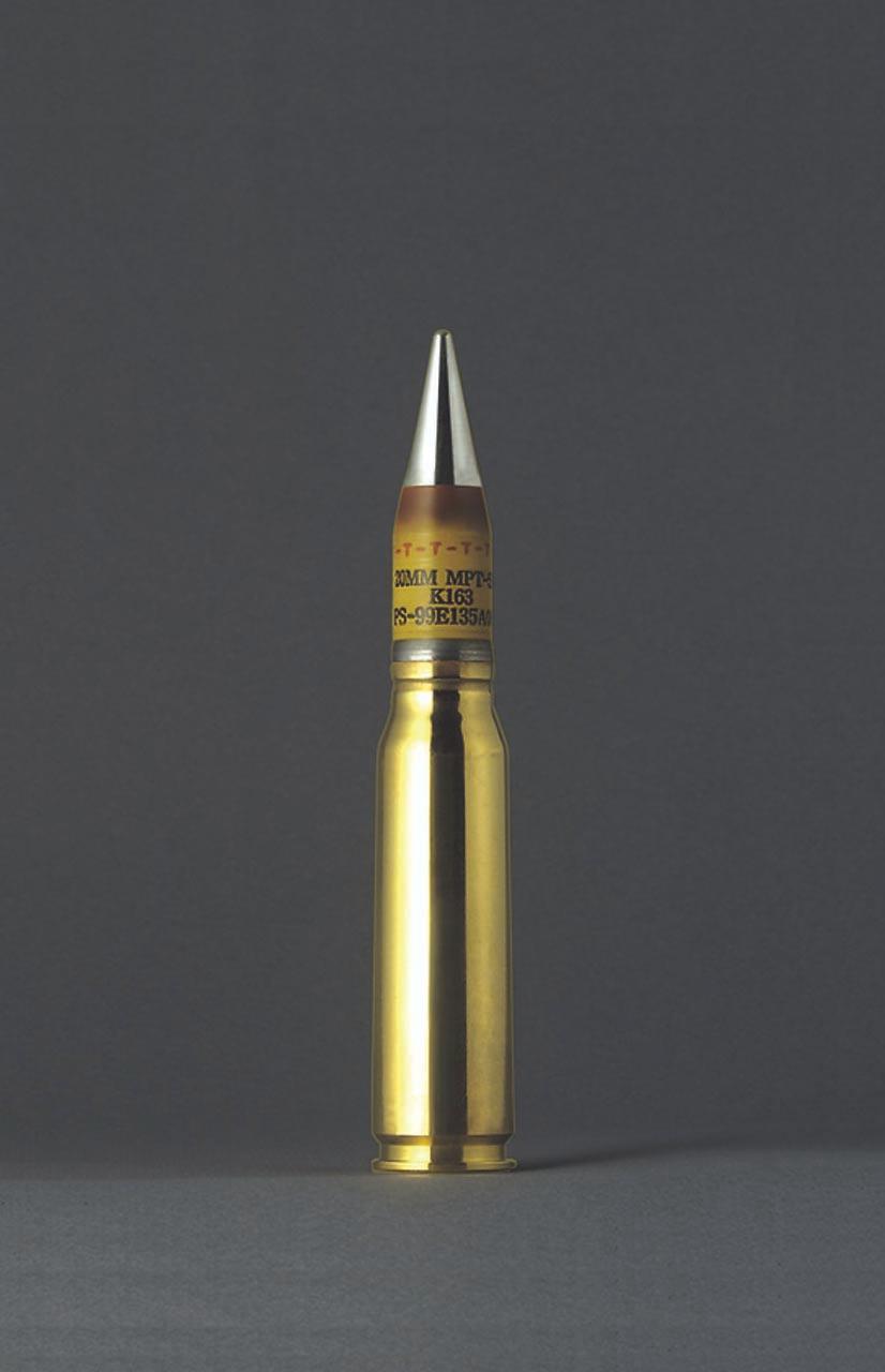 대공탄 20mm 발칸포용 VULCAN 다목적예광자폭탄 MPT-SD, K163 262g 전장 / Length 168.
