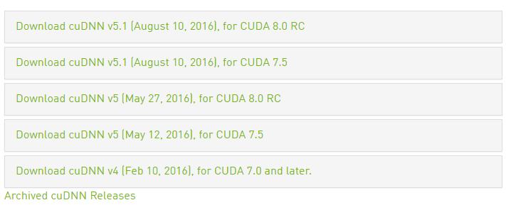 Caffe Installation (Windows) Requirements Visual Studio 2013 For GPU acceleration CUDA 7.5 (https://developer.nvidia.