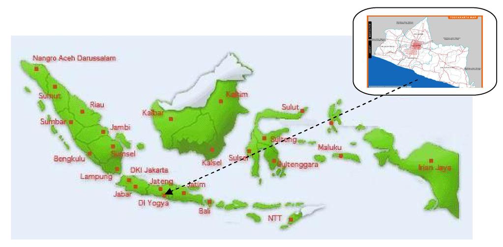 16 % of total area of Indonesia) Gyeongsangbuk-do Province (South Korea)