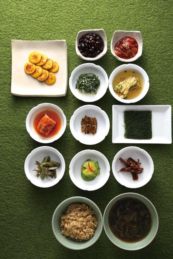 Husik (entweder ein einfacher Snack, ein Glas Tee oder ein Stück Frucht nach dem Essen) Ein beliebtes Husik" der Koreaner sind Gwail (Obst).
