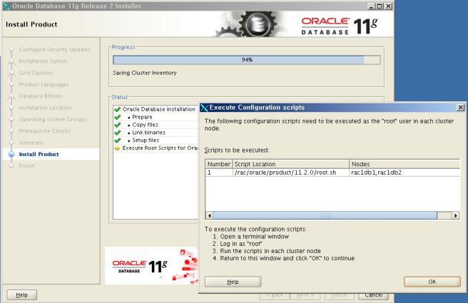 0 The following environment variables are set as: ORACLE_OWNER= oracle ORACLE_HOME= /rac/oracle/product/11.2.