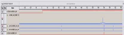 10 Delay signal of the inside of the signal of FPGA 그림 12는 2번째신호가펄스압축의최대값이며 3 번째신호가최대값이 delay를나타낸다.